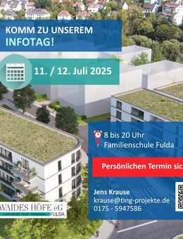 Private Wohngenossenschaft: 3-Zi. Wohnung im 2. OG mit ca. 71 m² (WSB Schein GE erforderlich!!!) - Fulda