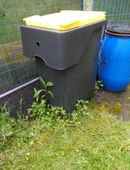 Futtertonne Mülltonne Gartentonne mit Rädern in 56588