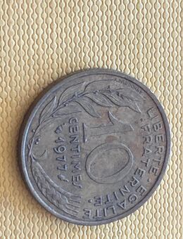 Münze Münzen Umlaufmünze Frankreich 10 Centimes 1977 - Alzey