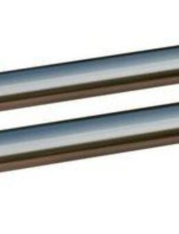 indeko Gardinenstange Colombes, Ø 20 mm, 2-läufig, Wunschmaßlänge, verschraubt, Stahl, Komplett-Set inkl. Montagematerial