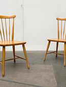 Mid Century Casala Windsor Chairs Stühle Sprossenstuhl 60er 50er in 22303