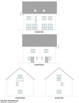 DHH Erding - Neubau - zentrale Lage in kleiner Seitenstraße - nur noch ein Haus zur Verfügung - Erding