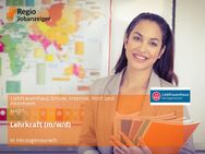 Lehrkraft (m/w/d) - Herzogenaurach