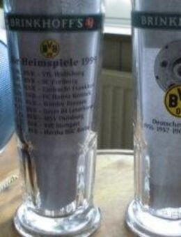 Fußball BVB 09 Dortmund Krüge 1996 DFB Hallen Pokal 1999 - Bottrop