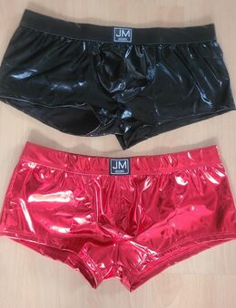 Sexy Herren Boxershorts Pants Slips glänzend schwarz oder rot / Größe XL / NEU - Marl (Nordrhein-Westfalen)