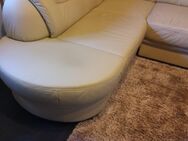 Ecksofa Leder Sessel und Hocker - Wilstedt