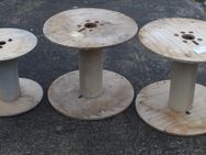 3 Holz Kabeltrommeln als Tisch, Dekoration, Abstellfläche etc. - Bad Belzig