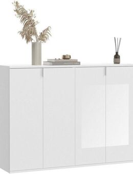 INOSIGN Garderoben-Set Trondheim, Breite 122 cm, best. aus 2 Kommoden, 4 Türen, 12 Fächer, (Set, 2-St), Kommode, Sideboard, Kommodenkombination, Kommoden Set