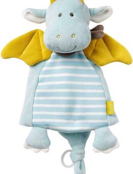 Fehn Schmusetuch Little Castle, Drache Deluxe, mit Befestigungsring für Schnuller