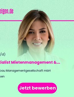 Spezialist (m/w/d) Mietenmanagement & Mietentwicklung - Essen