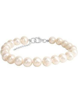 Vivance Armband 925/- Sterling Silber rhodiniert Süßwasserzuchtperle 8mm
