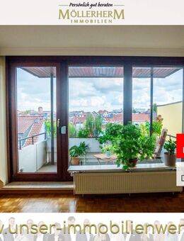 Gemütliche 3-Zimmer-Dachgeschoss-Wohnung mit Loggia und Aufzug in zentraler Lage in Findorff - Bremen