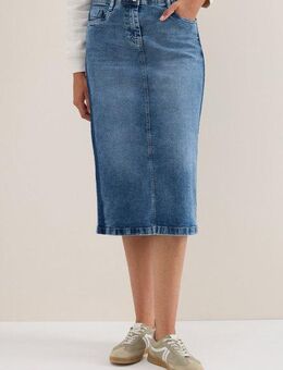 CECIL Jeansrock aus Baumwolle mit Stretchanteil