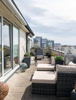 Exklusive 3,5-Zimmer-Penthouse-Wohnung mit zwei großzügigen Dachterrassen - Neu Ulm