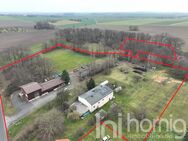 10 ha Anwesen mit großem Haus und Gewerbehalle - Liebschützberg