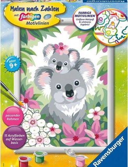 Ravensburger Malen nach Zahlen Süße Koalas, Made in Europe