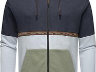 Ragwear Kapuzensweatjacke Blocky Herren Basic Sweatjacke mit Kapuze