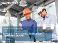 Bauingenieur Geotechnik / Konstruktiver Ingenieurbau (m/w/d) - Kirchzarten