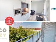1-Zimmer Business Apartment mit LOGGIA: Vollmöbliert inkl. Küche im NBP COZY - Hamburg