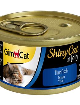 Sparpaket GimCat ShinyCat Jelly 24 x 70 g - Thunfisch