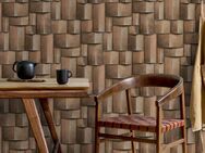 Marburg Vliestapete Tapete Modern Cubes, geprägt, 3D-Optik, moderne Vliestapete für Wohnzimmer Schlafzimmer Küche