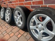 4 Alufelgen 6,5 x 15 ET45 Mazda 2012 mit Winterreifen Ultragrip8 195/65R15 91T - Recklinghausen