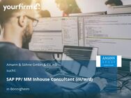 SAP PP/ MM Inhouse Consultant (m/w/d) - Bönnigheim