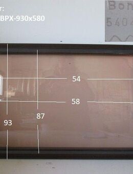 Hobby Wohnwagen Fenster LANDHAUS Bonoplex 5404/500 D449 93 x 58 bzw 87 x 54 (Lagerware -> Neue Ware mit Lagerspuren) mit Rahmen - Schotten Zentrum