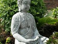 Deko Steinfigur großer Buddha Shiva Frostfest Garten Deko Steinguss Gartenfigur - Wuppertal