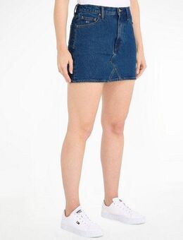 Tommy Jeans Jeansrock Izzie Webrock mit Tommy Jeans Markenlabel