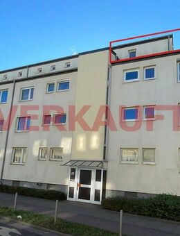 Hulsberg / 1-Zimmer-Dachterrassenwohnung mit Kaminofen in zentraler Lage - Bremen