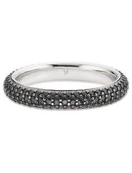 Bruno Banani Fingerring Schmuck Geschenk Silber 925 Damenring black-white, mit Zirkonia (synth)