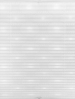 LICHTBLICK ORIGINAL Plissee Plissee Klemmfix, ohne Bohren, verspannt, Ausbrenner, halbtransparent, verspannt, Klemmfix