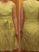 Abendkleid, Cocktailkleid in zitrus-grün von 1-2-3 Fashion Größe 34 in 45279