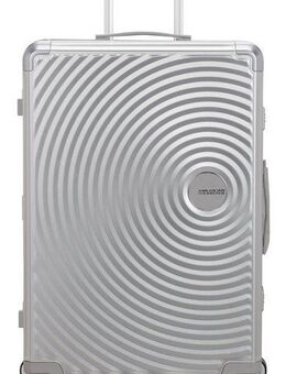 American Tourister® Hartschalen-Trolley SOUNDBOX ALU, verschiedene Größen und Farben, 4 Rollen, Hartschalen-Koffer zwei TSA-Schlösser Aluminium-Koffer
