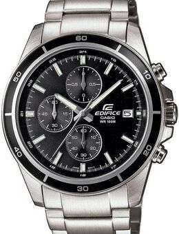 CASIO EDIFICE Chronograph EFR-526D-1AVUEF, Quarzuhr,Armbanduhr,Herrenuhr, bis 10 bar wasserdicht,Edelstahlarmband