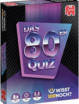 Jumbo Spiele Spiel Wisst Ihr noch? Das 80er Quiz, Quizspiel