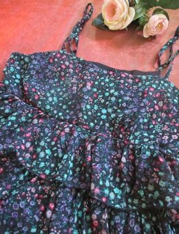 NEU * Blüten * Petit * Mille Fleurs * Salsa Look * Spaghetti Träger * Baby- Doll * Blusen * TOP "H&M" Gr. 36- 38/ S * schwarz * bunt * - Riedlingen
