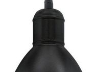 EGLO Pendelleuchte PRIDDY Hängeleuchte, Pendellampe, Stahl, schwarz, E27, Industrial, ohne Leuchtmittel, Wohnzimmerlampe, Esszimmerlampe, 1 flammig, Retro, Vintage, 110x15,5cm