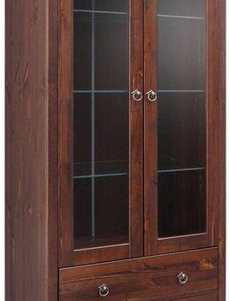 Home affaire Vitrine Gotland Breite 80 cm, Höhe 178 cm, mit Glastüren, aus massiver Kiefer, FSC®