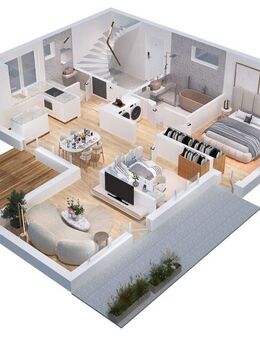 Kapitalanlage oder Eigenheim: Erdgeschosswohnung mit Garten in Backnang - Backnang