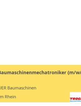 Land- und Baumaschinenmechatroniker (m/w/d) - Bingen (Rhein)