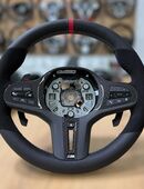 BMW G30 G31 M5 F90 GT G01 F98 F97 X3 M Lenkrad neu beziehen A372 in 30926