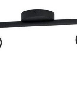 EGLO Deckenspot TABILLANO, ohne Leuchtmittel, Deckenleuchte Vintage, Industrial, Stahl, Wohnzimmerlampe in Schwarz