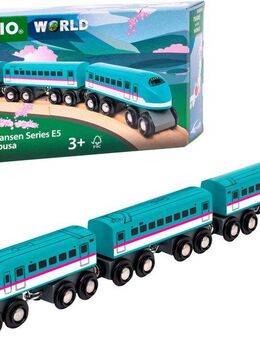 BRIO® Spielzeug-Eisenbahn BRIO® WORLD, Trains of the World Shinkansen Series E5 Hayabusa Zug