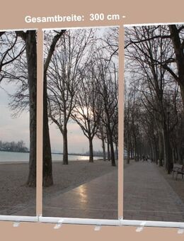 Bestatterbedarf, Dekoration: Roll-Up Display-Set "Tagore-Promenade" - 300 x 200 cm - für Bestattung, Trauerhalle, Bestatter - Wilhelmshaven Zentrum