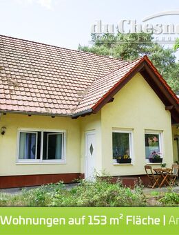 Ein Haus mit 2 Wohneinheiten und 153 m² Wohnfläche in grüner Umgebung auf 680 m² Grund - Am Mellensee