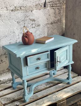 ~ Antiker Beistelltisch im Shabby-Chic-Stil – einzigartig aufgearbeitet - Überlingen Zentrum