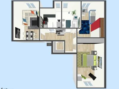 Moderne 3-Raum-Wohnung in zentraler und ruhiger Lage