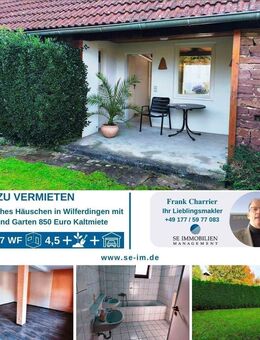 Gemütliches Häuschen für 2-3 Personen in Wilferdingen! - Remchingen